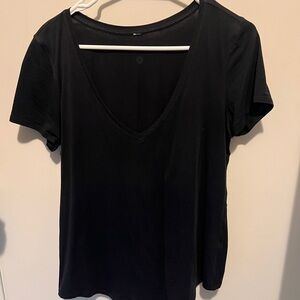 Black V-Neck T-Shirt